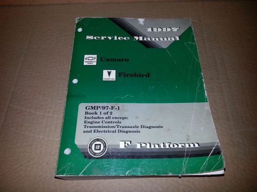 1997 camaro firebird original dealer shop service manual vol.2