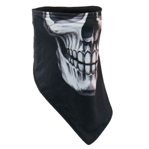 Skull face mask motorcycle fleece snowboard ski biker neck warmer cold biker atv