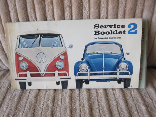 64 1964 volkswagen type 1 &amp; 2 usa  warranty service manual ogner inc culver city