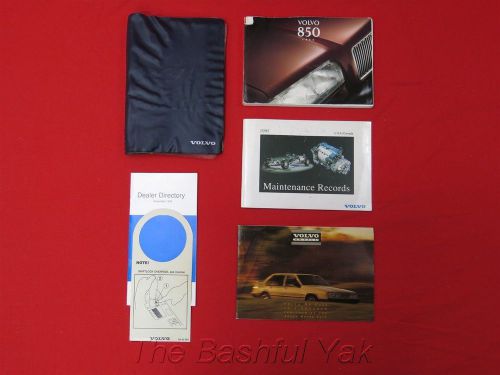 1995 volvo 850 owners manual with case