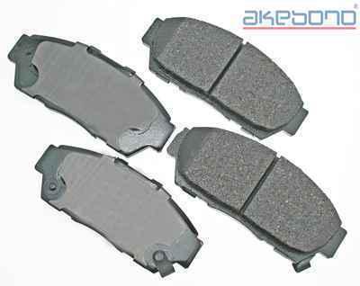 Akebono act617 brake pad or shoe, front-proact ultra premium ceramic pads