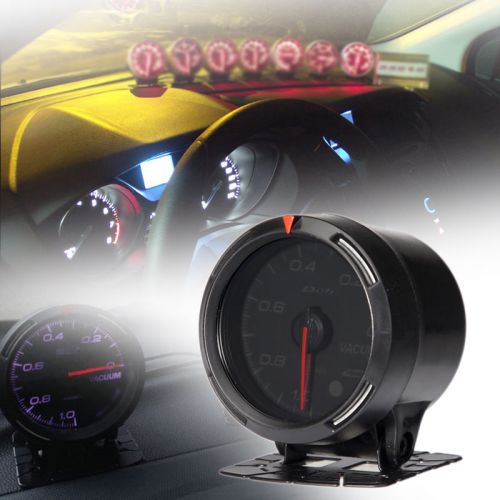 7 colors pointer car vacuum gauge meter led light 0-100kpa warranty 60mm/2.36&#034;