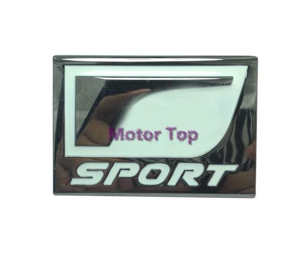 Metal emblem badge side rear sticker decal 3d for f-sport fsport f sport racing 