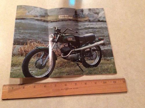 Vintage 1971 harley davidson rapido 125cc motorcycle brochure