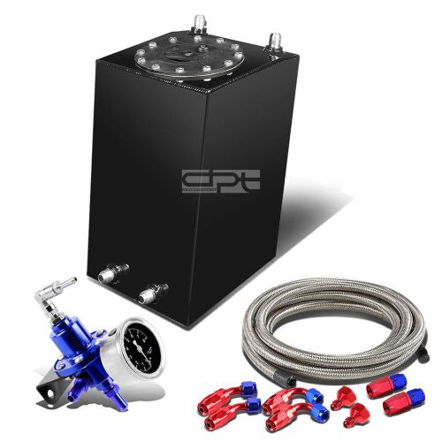 3 gallon lightweight coated reserved fuel tank+cap+line kit+pressure regulator