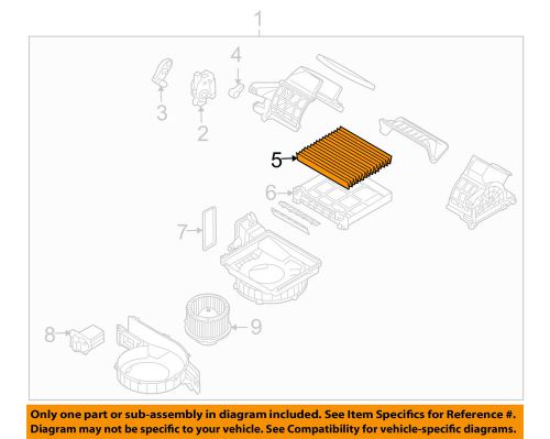 Hyundai oem 07-12 veracruz-cabin air filter 087903j000a