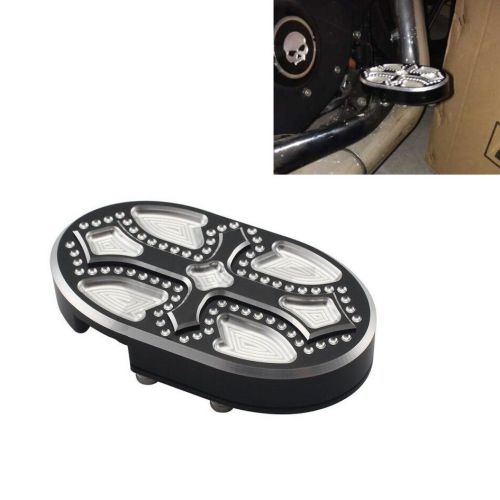 1pair precision billet darkside brake pedal pad cover for harley wide glide fxdw