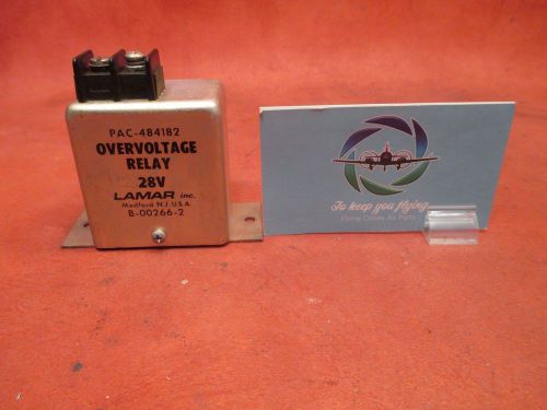 Lamar pac-484182 overvoltage relay (28v) pn b-00266-2