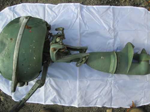 Vintage johnson outboard motor (complete, condition unknown)