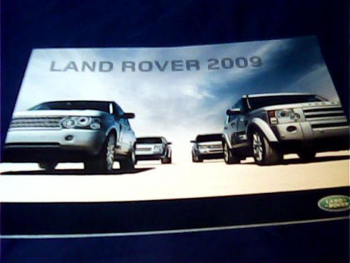 2009 land rover brochure