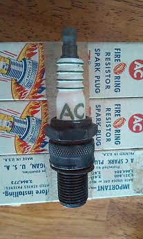 1967-1969 396/427/l-88 correct spark plugs/ ac r45xl fire ring