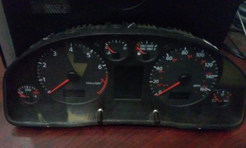 Audi audi a6 speedometer (cluster), 2.7l (turbo), mph 00