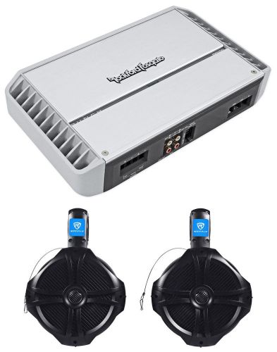 Rockford fosgate punch pm500x2 500w marine boat 2ch amplifier amp+(2) wakeboards