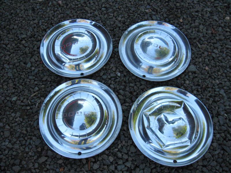 1957 1958 1959 dodge sweptside pickup wheel covers hub caps