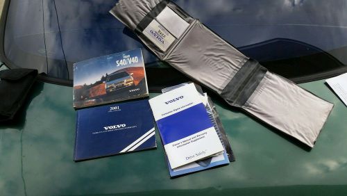 Volvo s40/v40 2001 owners manual plus original other papers