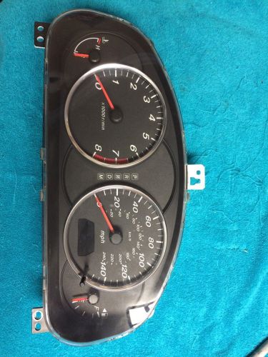 04 mazda 6 speedometer instrument cluster dash panel gauges