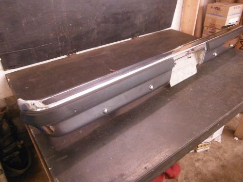 81-88 chevy gmc truck rear back bumper w brackets blazer jimmy suburban pickup