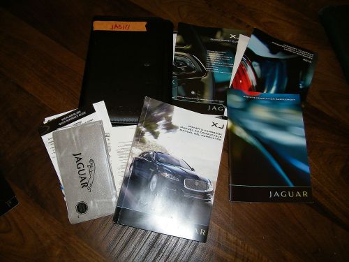 2013 jaguar xj owners manual with case jag111