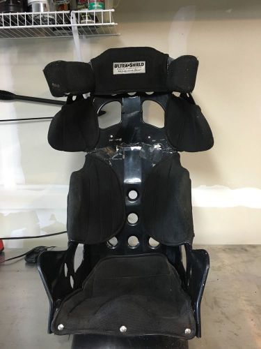 Used ultrashield lightweight halo full containment seat. sprint car 10 degrees.