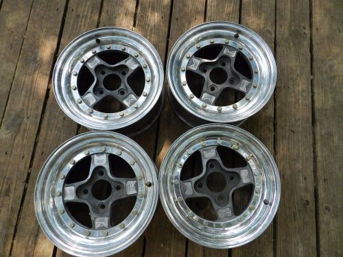 Keizer kosmo mag aluminum racing wheel 13 inch 4 bolt micro-sprint set of 4