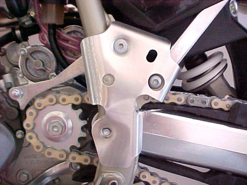 Works connection frame guards fits ktm 450 sx 450sx 2003