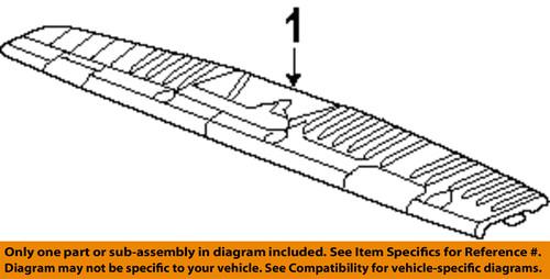 Mopar oem zr38dx9ac door sill plate-scuff plate