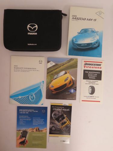 2009 mazda mx-5 owners manual guide book