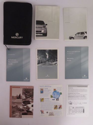 2005 mercury mariner owners manual guide book