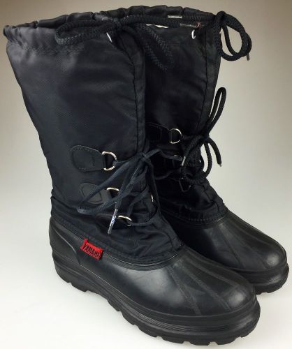 Yamaha insulated snowmobile motocross riding snow rubber boots men 8 (women 9.5)