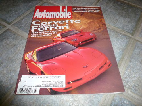 1997 automobile  magazine corvette &amp; ferrari meet