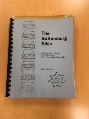 The gothenburg bible 2nd edition - classic volvo workshop manual