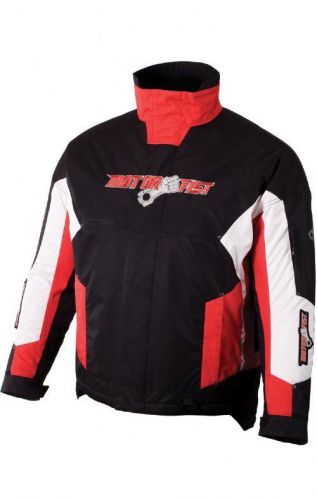 Motorfist superior jacket - black/red/white