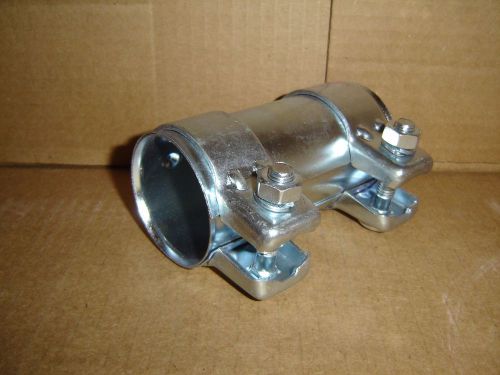 Ec225500 2.25&#034; x 5.00&#034; stainless steel hd exhaust sleeve clamp heavy duty