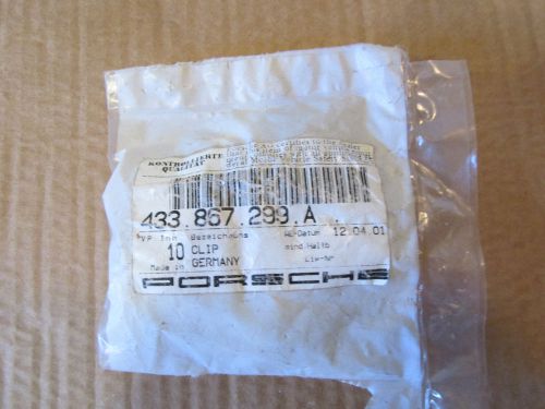 928 door panel clips (white) ten (10) to a package brand new in sealed pouch