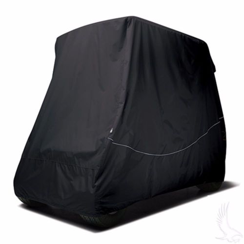 Golf cart part cov-009, cover, black, carts w/ standard tops (not ydr)