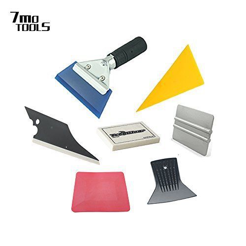 7mo automotive window tint film install tool kit with car soft rubber