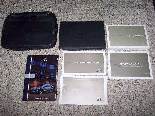 2005 infiniti qx56 qx 56 factory original owner&#039;s owners user manual book set