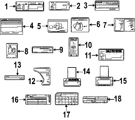 Toyota 1779231150 genuine oem vacuum diagram