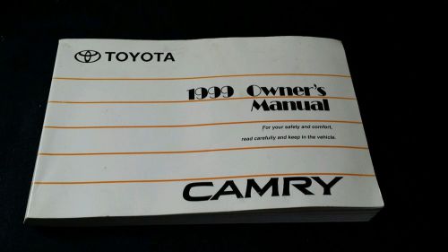 1999 toyota camry owners manual