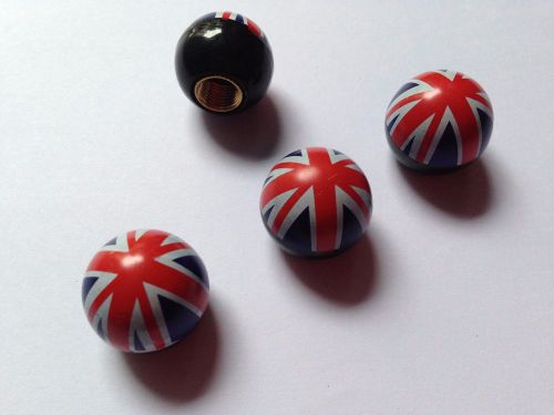 16pcs england uk flag banner car tire valve stems and cap,decorative bicycle cap