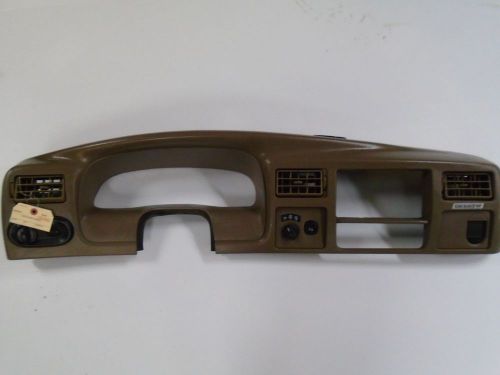 1999 - 2004 ford f250 f350 lariat, king ranch centre cup holder bezel (tan) oem