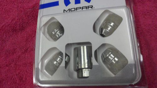 00-13 chrysler dodge jeep wheel locks locking lugs mopar  like new