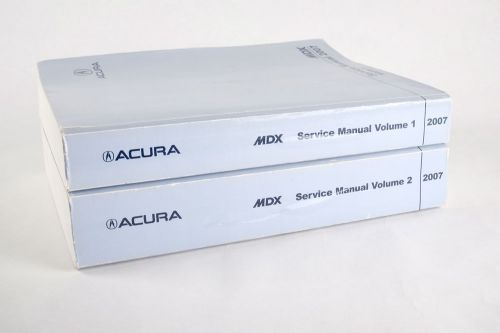2007 acura mdx service repair workshop manual set helms oem book