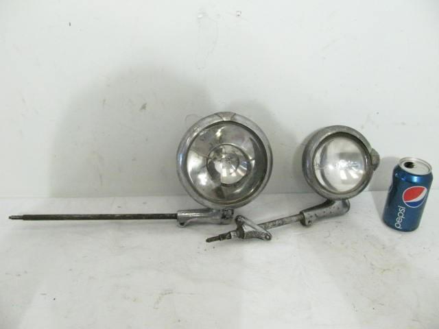 Nice lot of 2 vintage unity s6 police car spot search light   parts