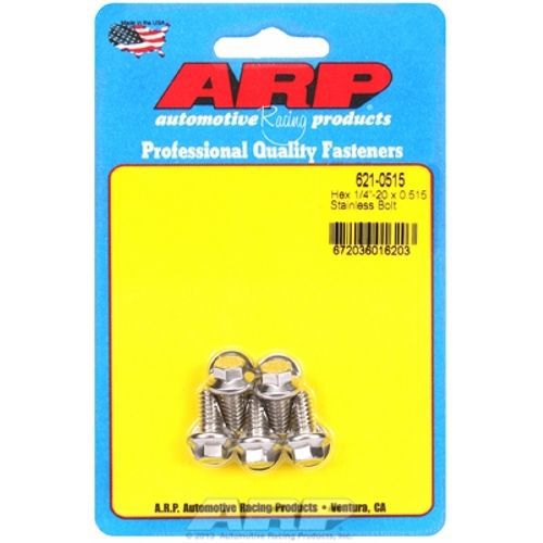 Arp 621-0515 sae bolt kit, stainless steel, 1/4&#034;-20, 0.515&#034;uhl