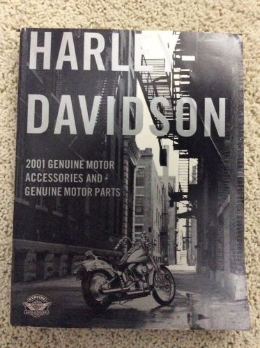 Harley-davidson 2001 genuine motor parts &amp; accessories catalog