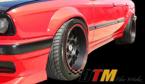 Bmw e30 rivet on fender flares &#039;84-&#039;91 2dr &amp; 4dr. body kit frp