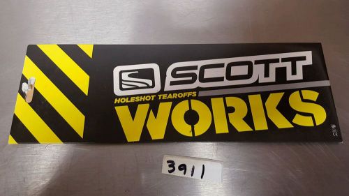 Scott works holeshot tearoffs 205162-223 new #3911