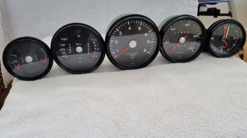 Excellent used original genuine porsche 911 full gauge set