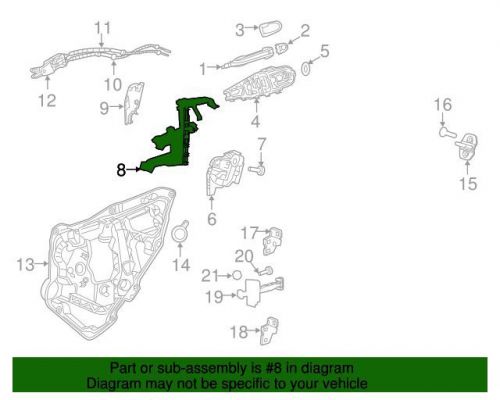 Genuine 2016-2016 chrysler 200 bracket 68249041aa